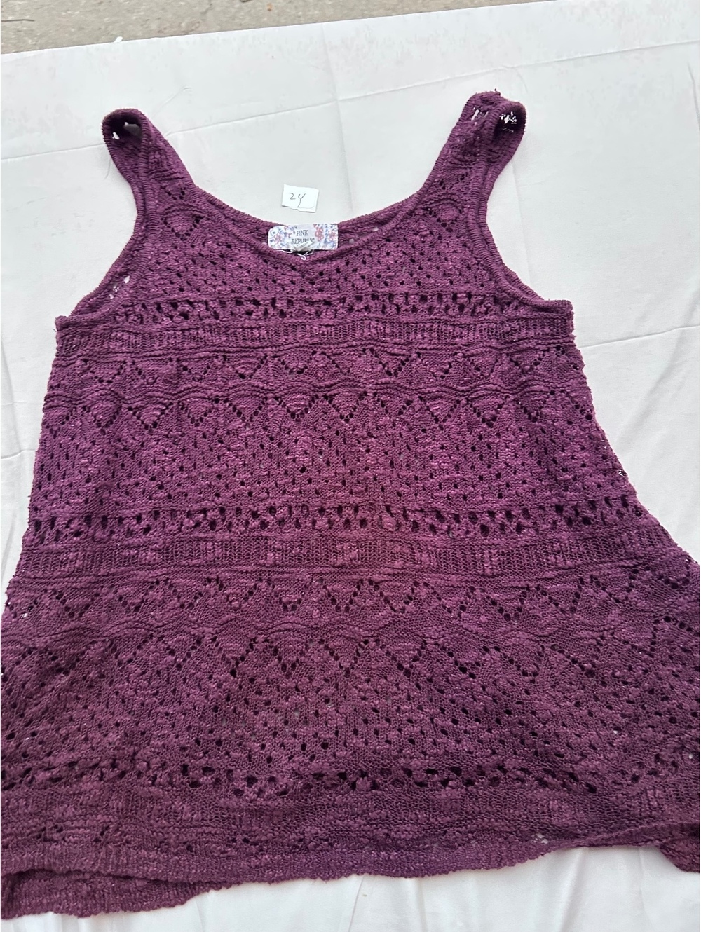 Pink republic top